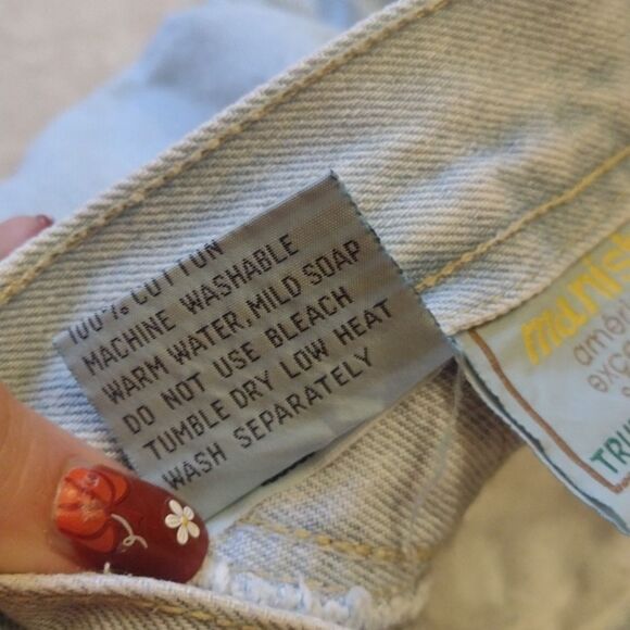 Vintage Manisha Western Bareback Jeans high rise tapered leg light blue sz 3 - Picture 8 of 11